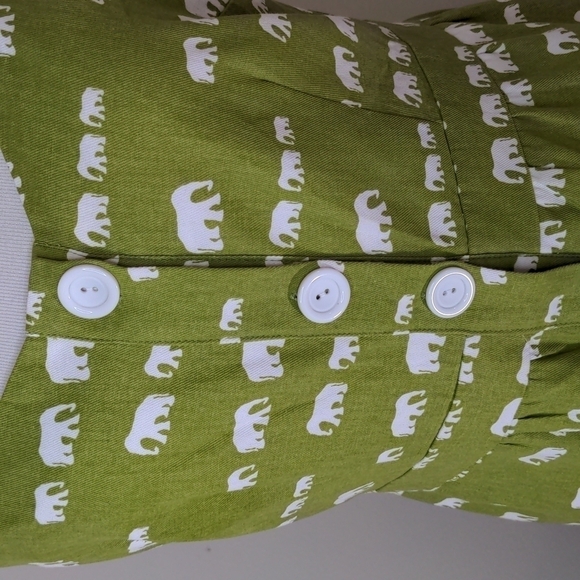 𝅺modcloth Ducks In A Row Elephant Print Mini Dress xs NWOT - Picture 4 of 10